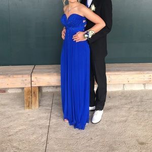 La Femme, strapless, size 6 prom dress